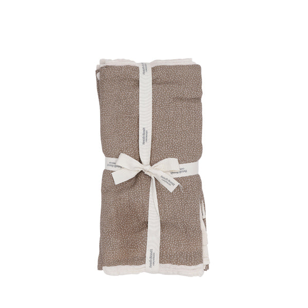 Bonét et Bonét Muslin Cloth 4-Pack - Almond Dot