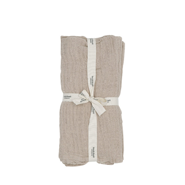 Bonét et Bonét Muslin Cloth 4-Pack - Sand Shell