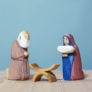 Bumbu Toys Jesus Child and Crib SET