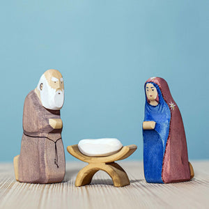 Bumbu Toys Jesus Child and Crib SET