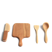 Bumbu Toys Knife, Ladle, Spatula and Cutting Board Set