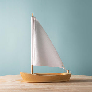Bumbu Toys Sailing Boat - White