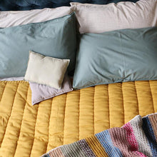 Camomile London Hand Quilted Blanket – Ochre