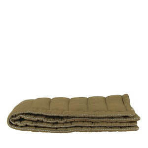 Camomile London Hand Quilted Blanket – Moss