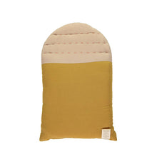 Camomile London Midi House Cushion – Ochre/Pearl Pink