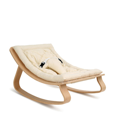 Charlie Crane LEVO Rocker in Beech - Organic White