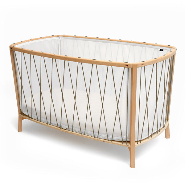 Charlie Crane KIMI Baby Bed - Hazelnut