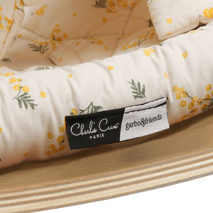 Charlie Crane LEVO Rocker in Beech - Garbo & Friends Mimosa