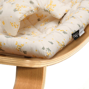 Charlie Crane LEVO Rocker in Beech - Garbo & Friends Mimosa