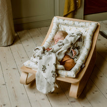 Charlie Crane LEVO Rocker in Beech - Garbo & Friends Mimosa