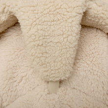 Charlie Crane LEVO Rocker in Walnut - Fur Milk Cushion