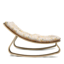Charlie Crane LEVO Rocker in Walnut - Garbo & Friends Mimosa