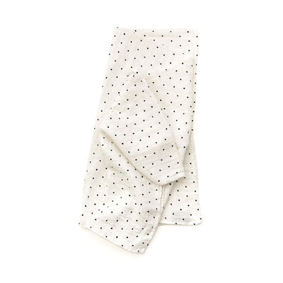 Clementine Kids Swaddle – Black and White Polka Dot