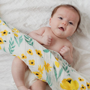 Clementine Kids Swaddle – Buttercup Blossom - Elenfhant