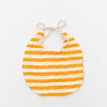 Clementine Kids Bib 2-Pack - Clementine and Citrus Stripe