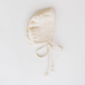 Clementine Kids Heirloom Bonnet – Vanilla