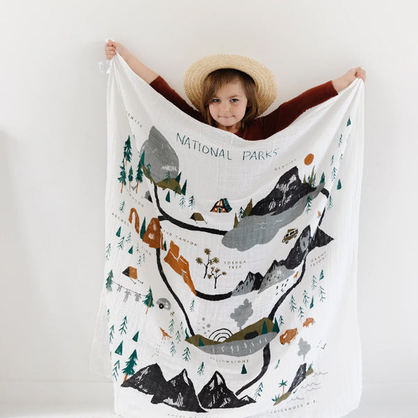 Clementine Kids Swaddle National Parks Elenfhant