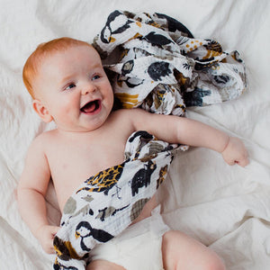 Clementine Kids Swaddle – Zoology - Elenfhant