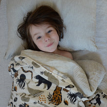 Clementine Kids Reversible Quilt - Zoology - Elenfhant