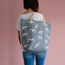 Don Fisher Atlantic Tote Bag Shrimp – Grey Blue