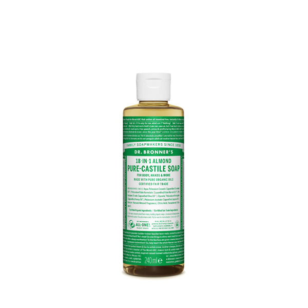 Dr. Bronner's Pure-Castile Liquid Soap - Almond – Elenfhant Store