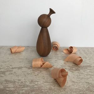 Draaj Trumpet Bird - Walnut