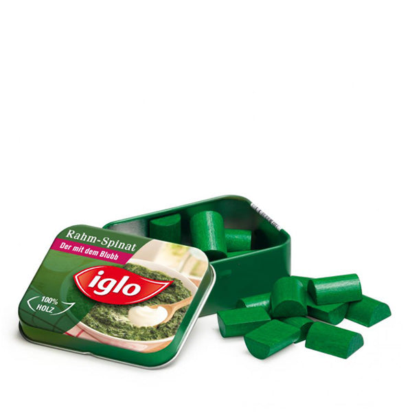 Erzi Spinach Iglo in a Tin