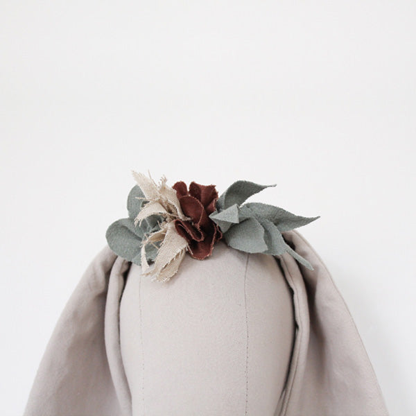 Fabels Out Of Vintage Flower Crown - Ivy Green
