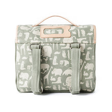 Fanny And Alexander Satchel Animal Print - Green