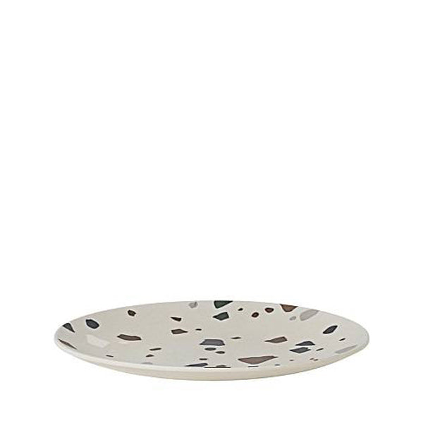 Ferm Living Kids Bamboo Plate – Terrazzo Grey