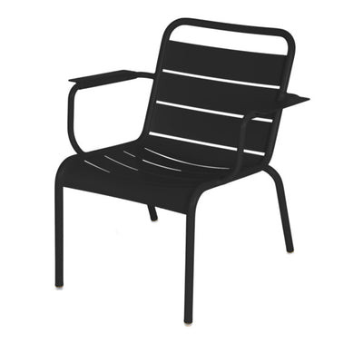 Fermob Lounge Armchair Luxembourg - Liquorice