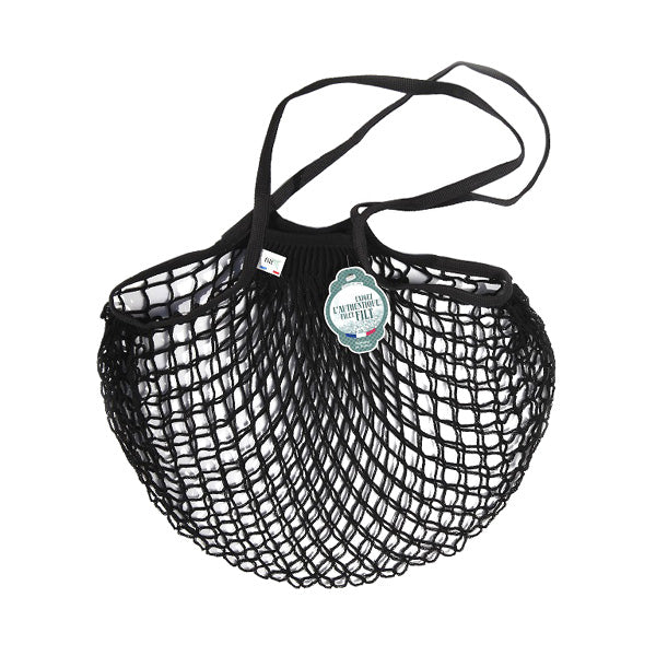 Filt Net Bag Black – Long Handles - Elenfhant