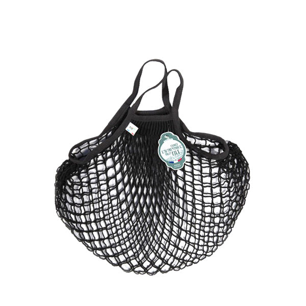 Filt Net Bag Black – Short Handles - Elenfhant