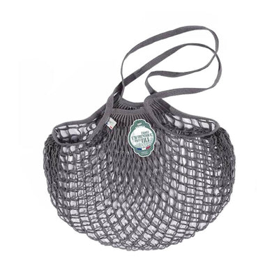 Filt Net Bag Dark Grey – Long Handles - Elenfhant