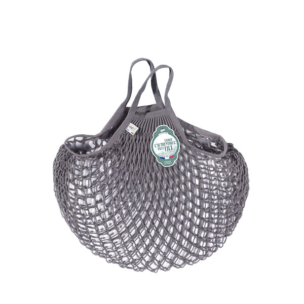 Filt Net Bag Dark Grey – Short Handles - Elenfhant