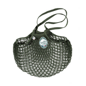 Filt Net Bag Khaki Green – Long Handles - Elenfhant