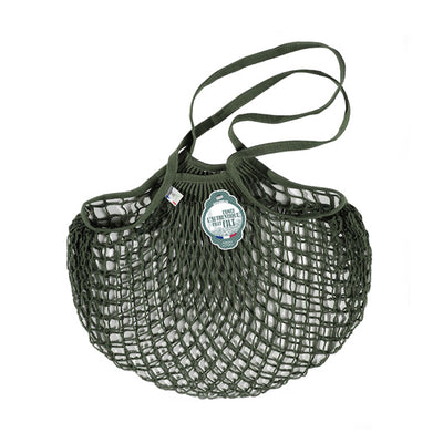 Filt Net Bag Khaki Green – Long Handles - Elenfhant