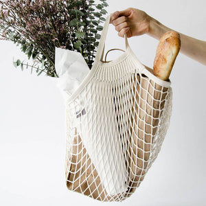 Filt Net Bag Natural – Short Handles - Elenfhant