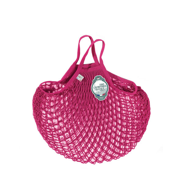 Filt Net Bag Raspberry – Long Handles - Elenfhant