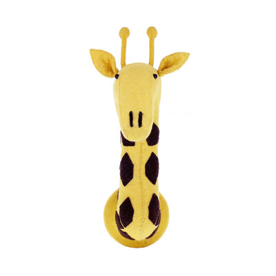 Fiona Walker Animal Head – Giraffe Yellow