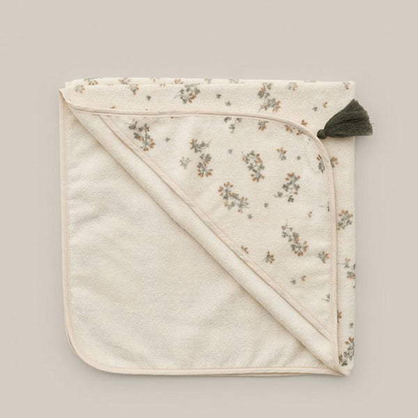 Garbo&Friends Baby Hooded Towel - Clover