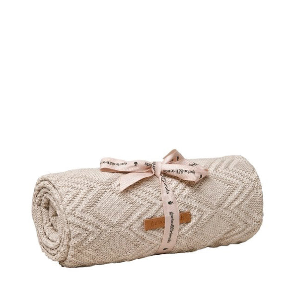 Garbo&Friends Cotton Blanket – Ollie Sand – Elenfhant
