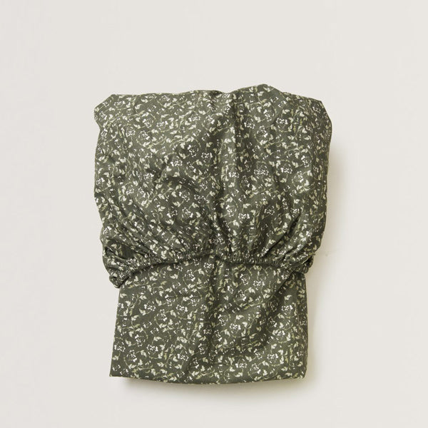 Garbo&Friends Fitted Sheet – Floral Moss