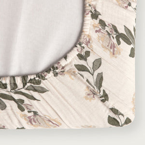 Garbo&Friends Muslin Changing Mat Cover - Honeysuckle