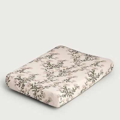 Garbo&Friends Muslin Changing Mat Cover - Honeysuckle