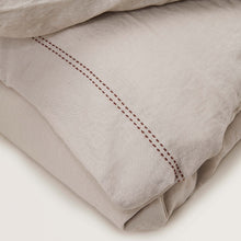 Garbo and Friends Linen Duvet Cover Set – Vanilla