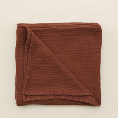 Garbo&Friends Muslin Swaddle Blanket - Cinnamon