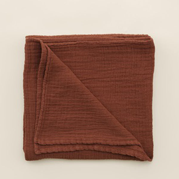 Cotton Muslin Swaddle - Cinnamon Cotton Muslin Swaddle - Cinnamon