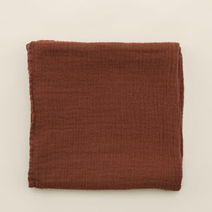 Garbo&Friends Muslin Swaddle Blanket - Cinnamon