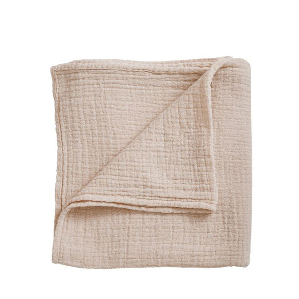 Garbo Friends Muslin Swaddle Blanket Eggshell Elenfhant